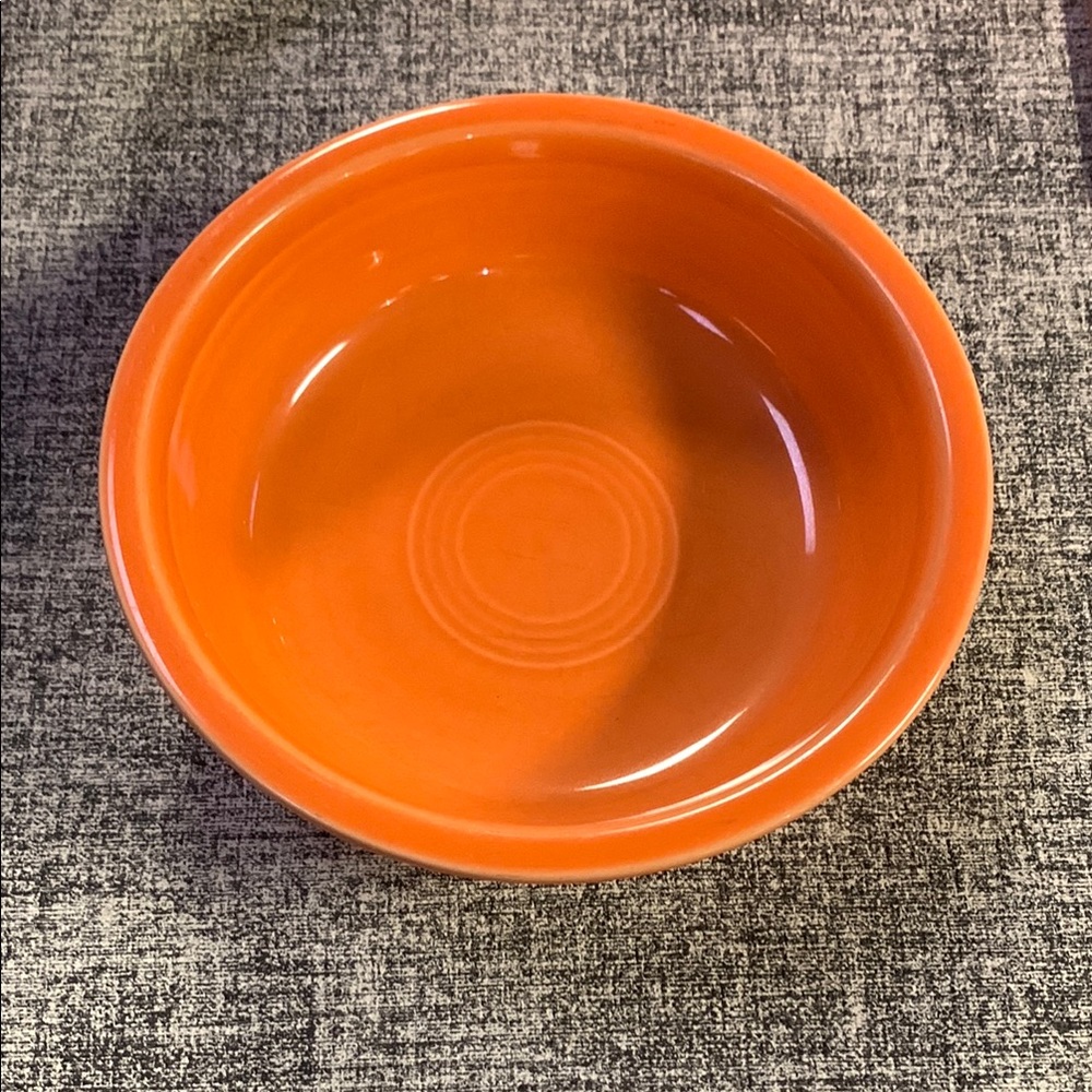 Fiesta Tangerine 7” Rimmed Cereal Bowl